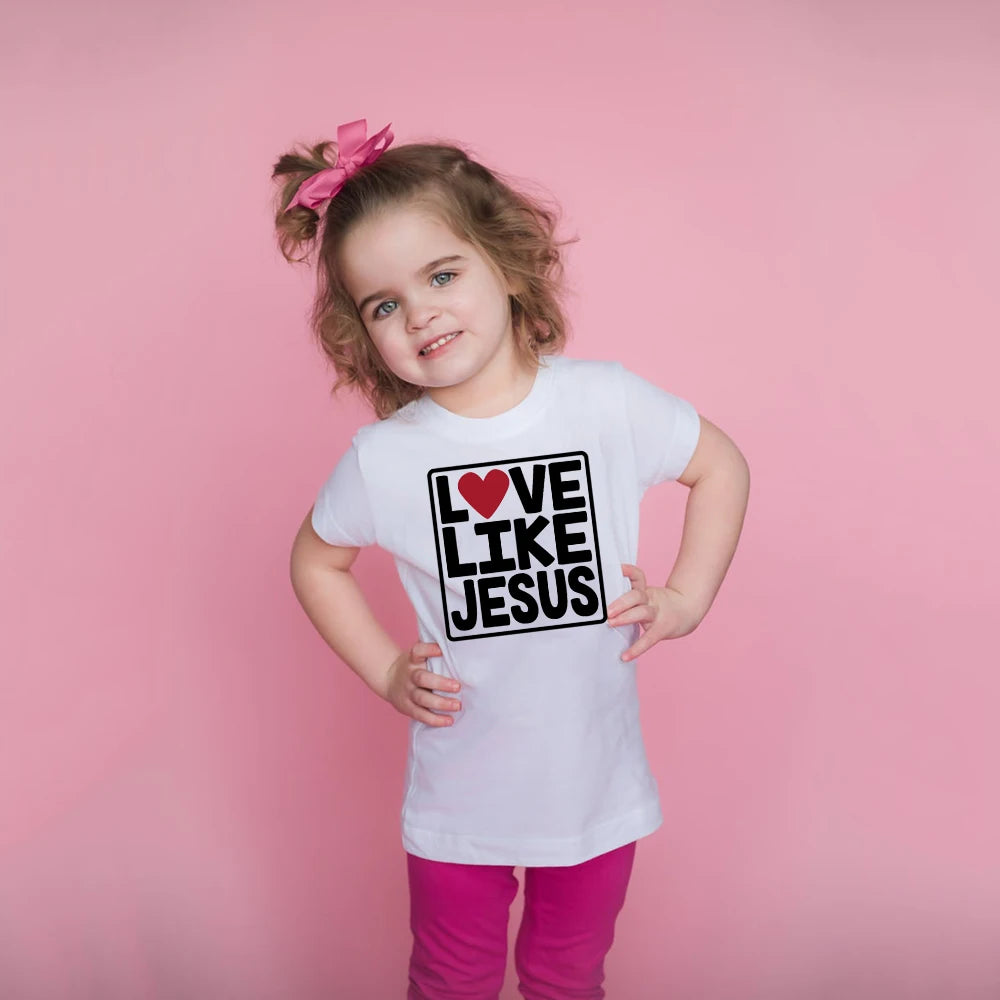 Love Like Jesus Kids T-shirts