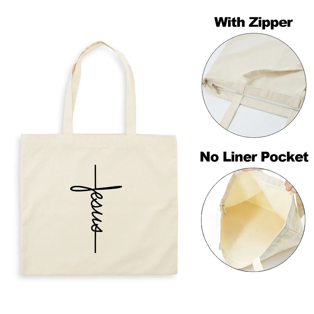 Fashion Women Jesus Shopping Bag