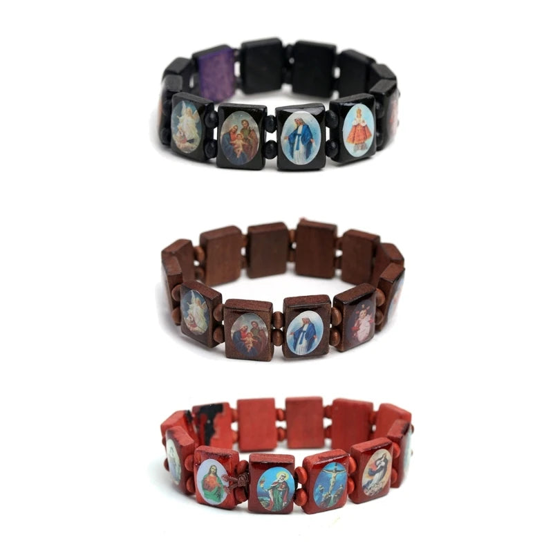 Fashion Stretch Catholic Icon Bracelets