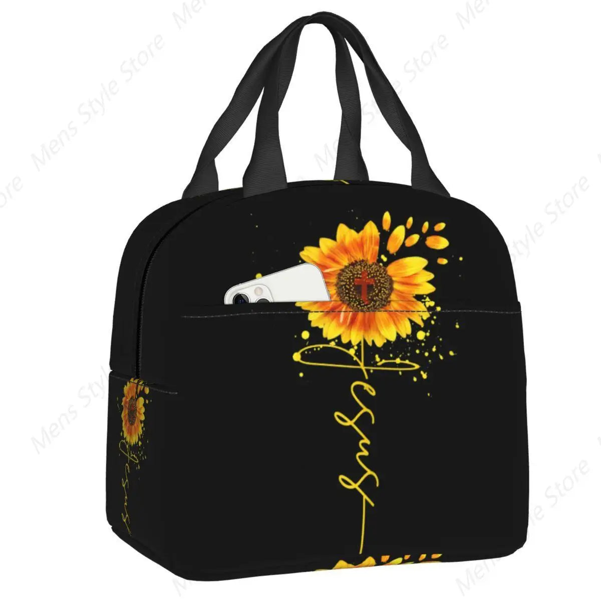 Sacred Heart Of Jesus Lunch Bag Thermal Insulated