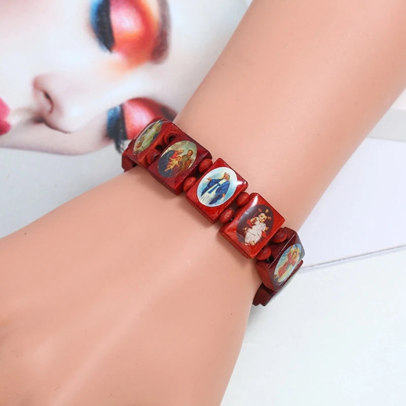 Fashion Stretch Catholic Icon Bracelets