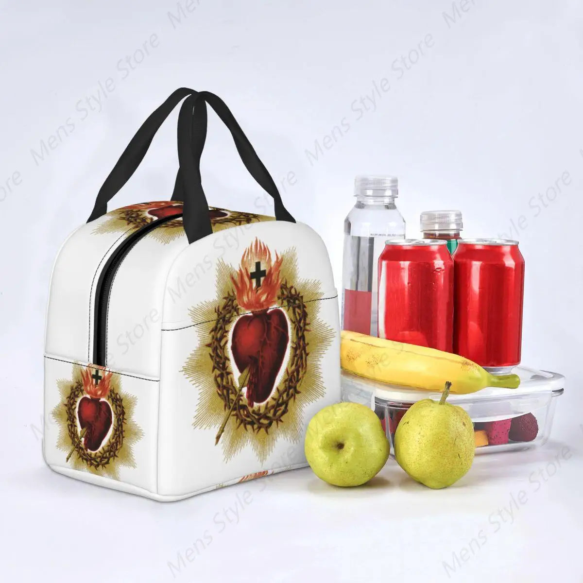 Sacred Heart Of Jesus Lunch Bag Thermal Insulated