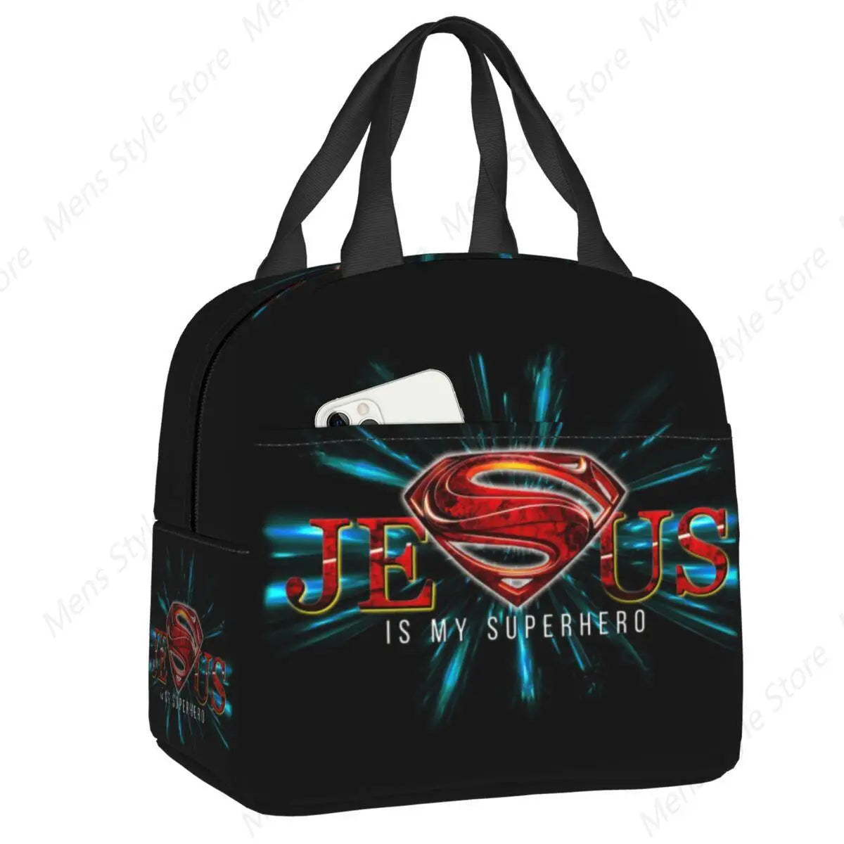 Sacred Heart Of Jesus Lunch Bag Thermal Insulated