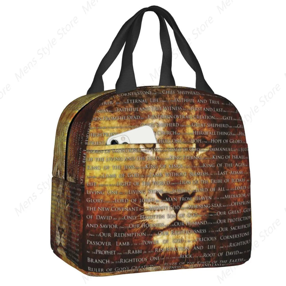 Sacred Heart Of Jesus Lunch Bag Thermal Insulated