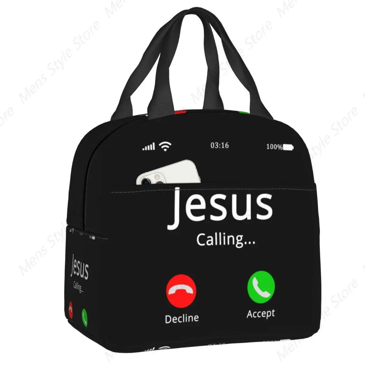 Sacred Heart Of Jesus Lunch Bag Thermal Insulated
