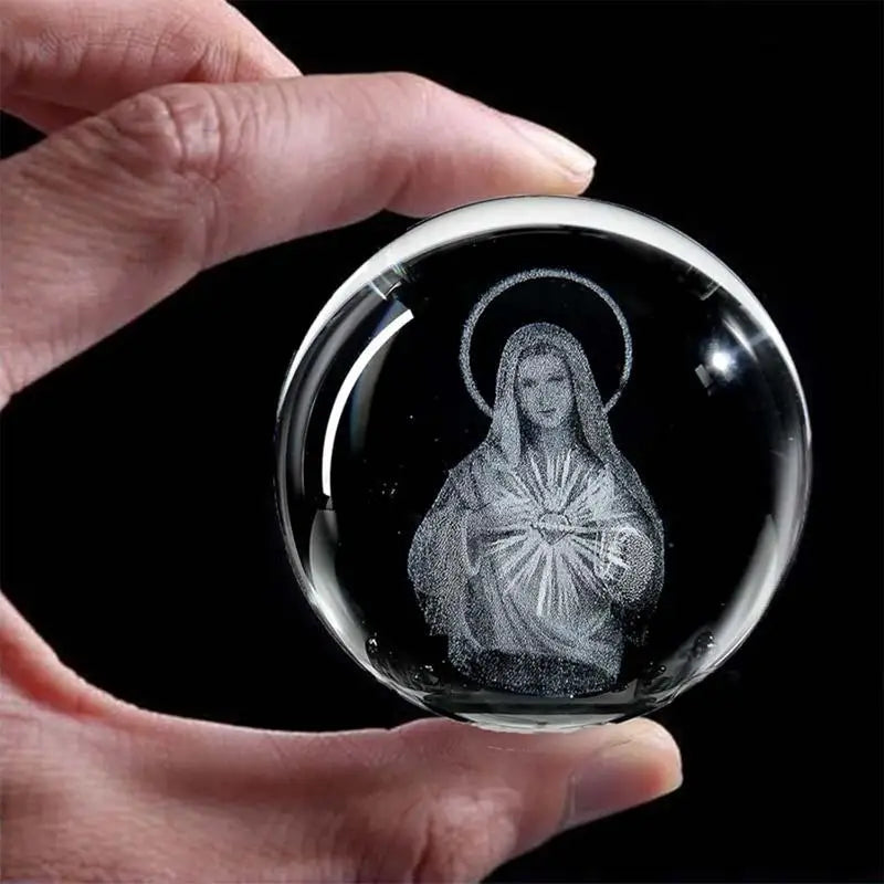 Christian Crystal Ball Night Light