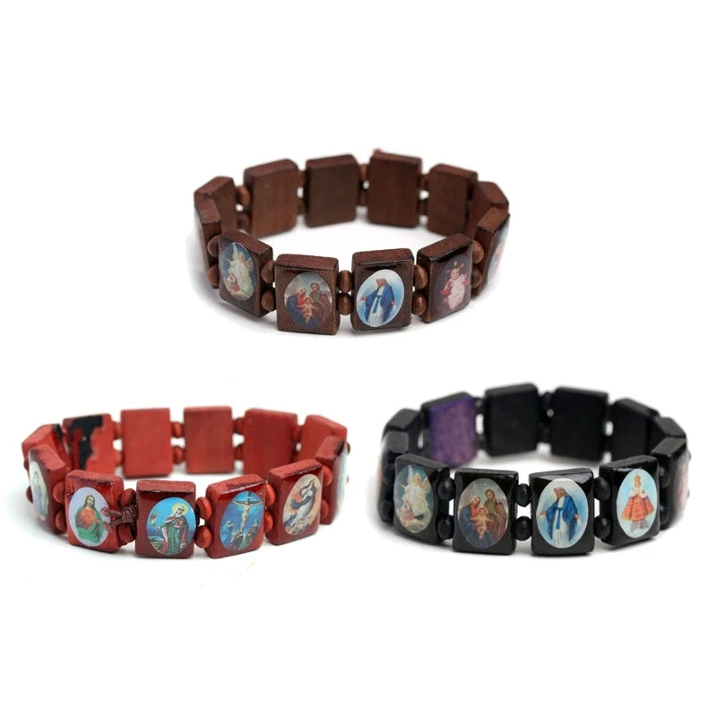 Fashion Stretch Catholic Icon Bracelets