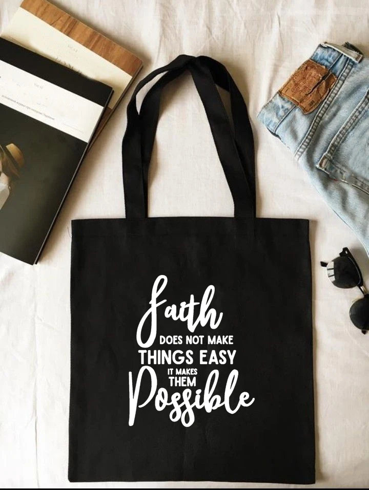 God Christian Canvas Tote Bag