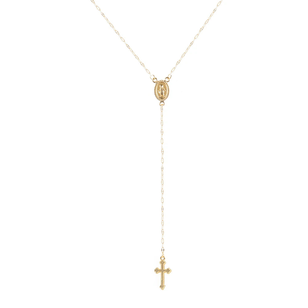 Vintage Christian Cross Necklace