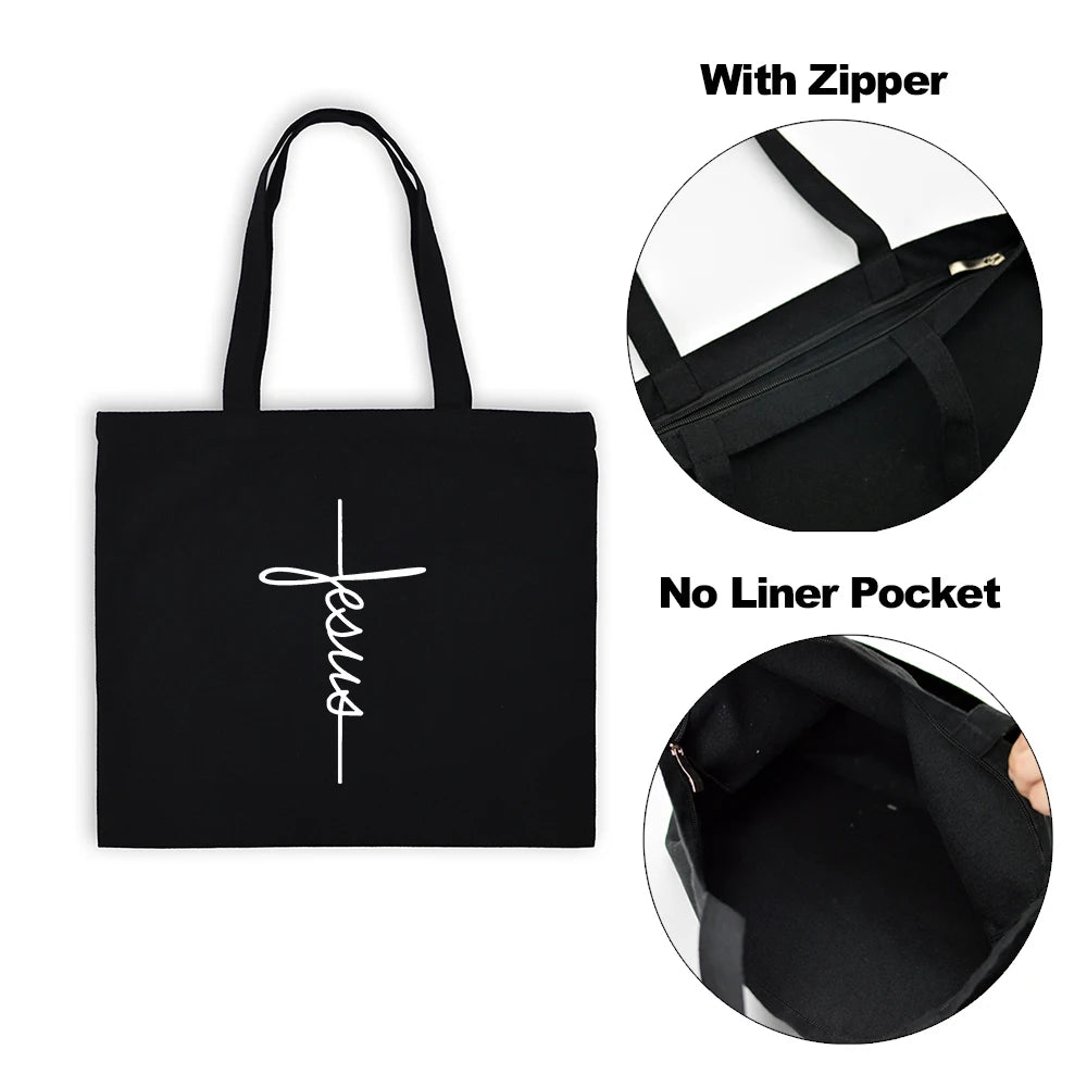 Fashion Women Jesus Shopping Bag