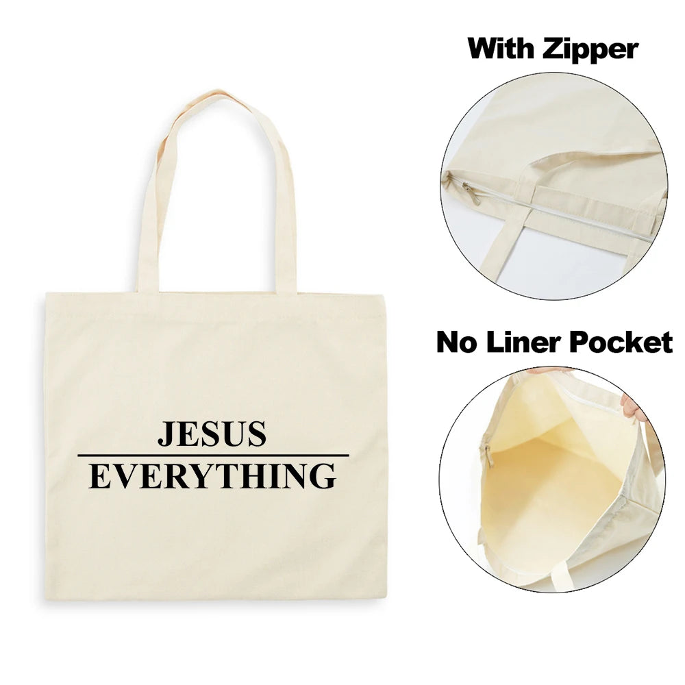 Fashion Women Jesus Shopping Bag