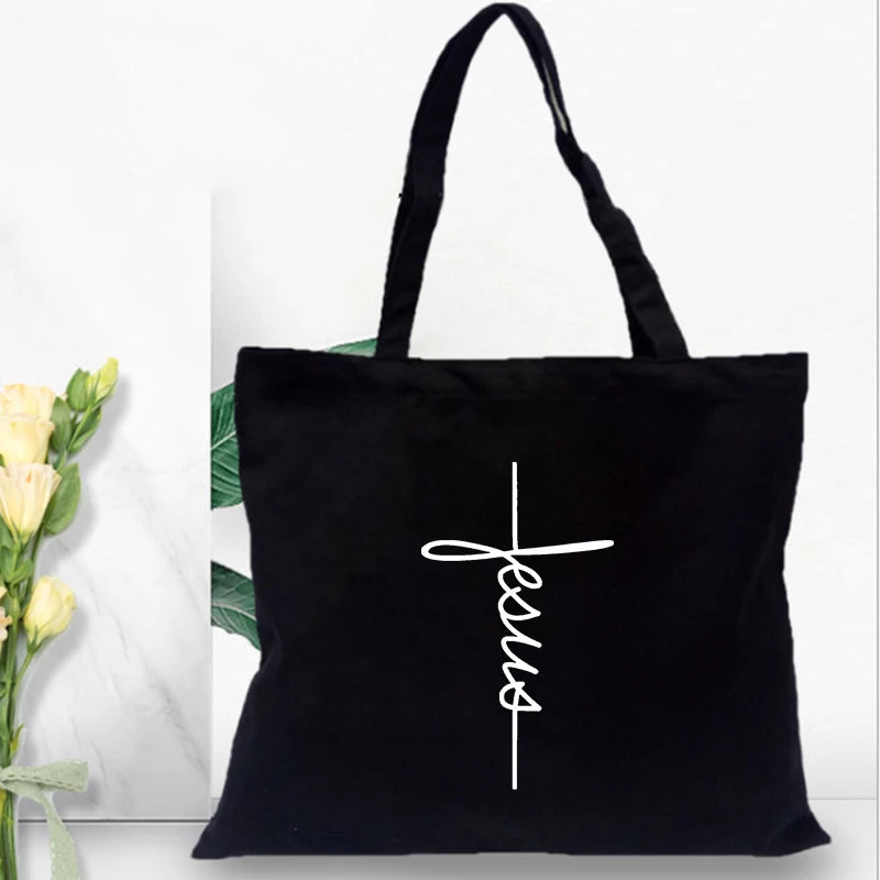 Fashion Women Jesus Shopping Bag