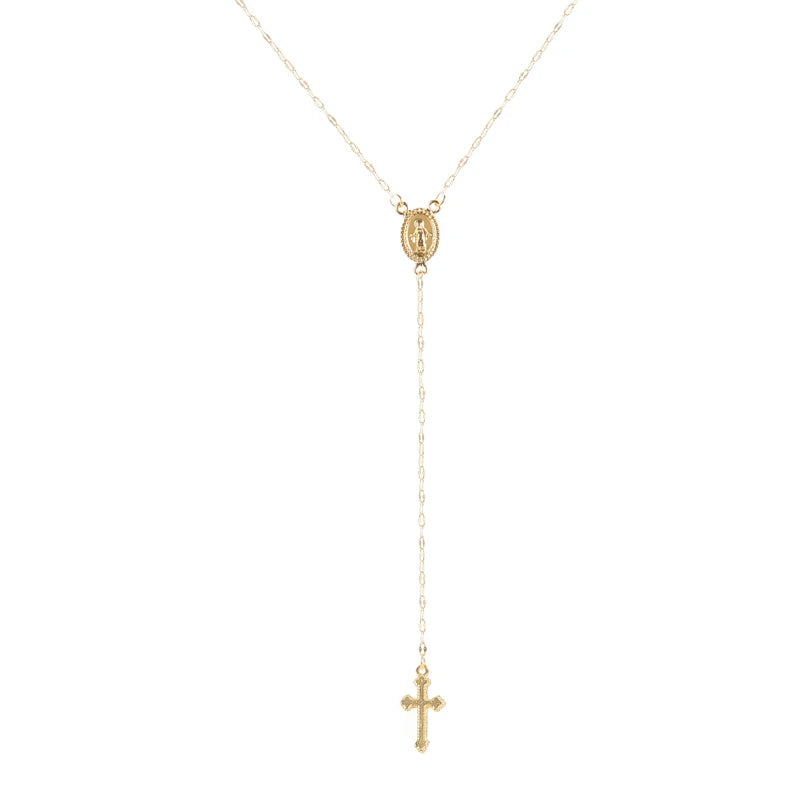 Vintage Christian Cross Necklace