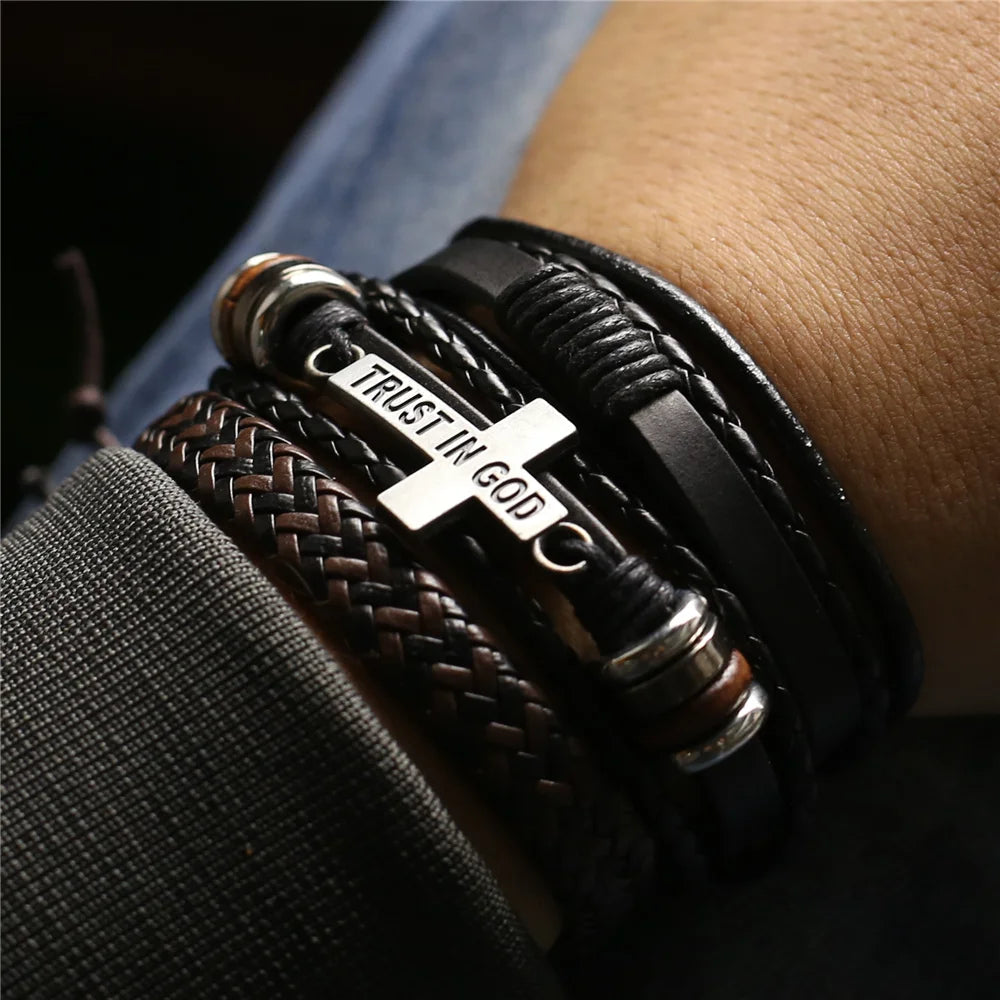 TRUST IN GOD Cross Bracelets