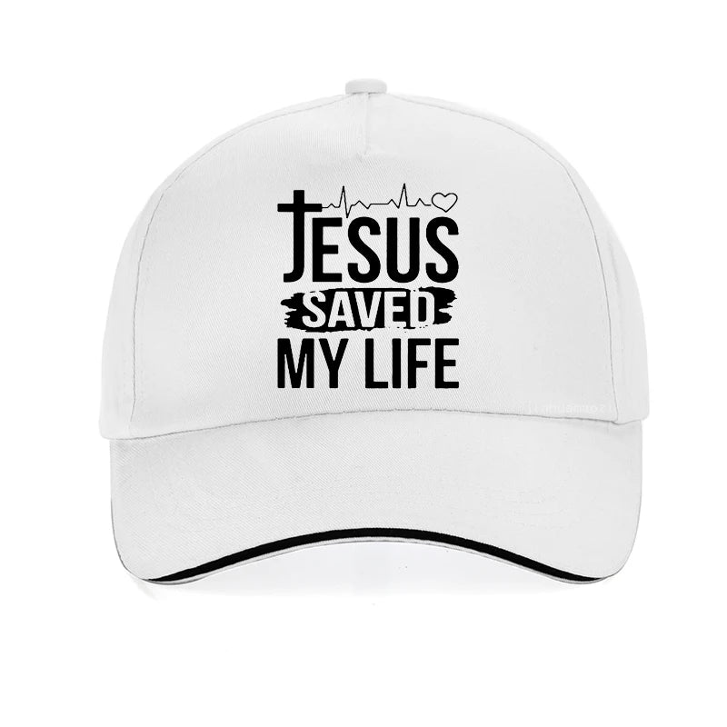 Jesus Saved My Life baseball cap