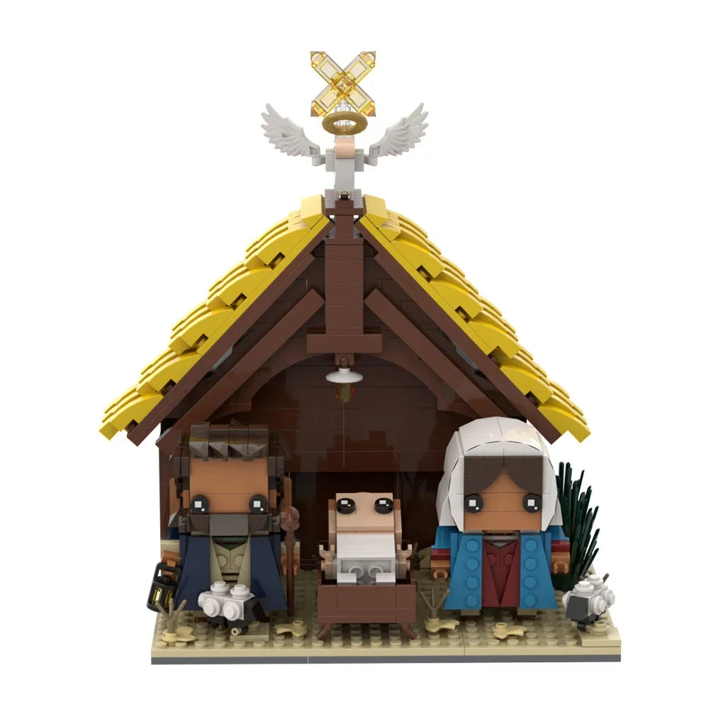 Gobricks MOC Birth of Jesus Building Block