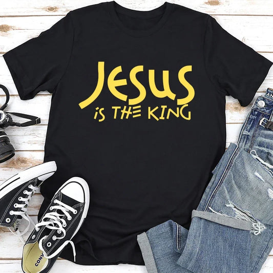 Jesus The Way Truth Life Printed T Shirt