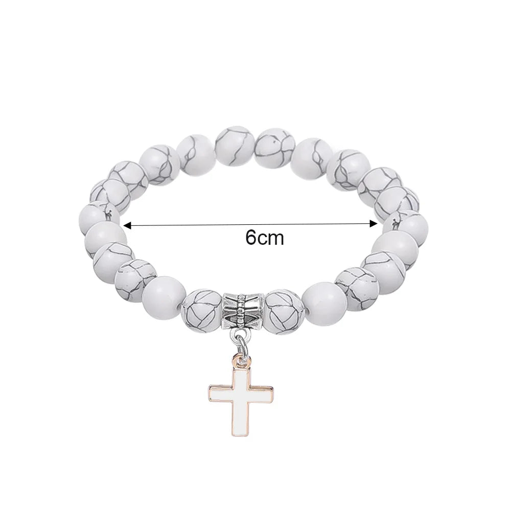 Christian Natural Stone Bracelet