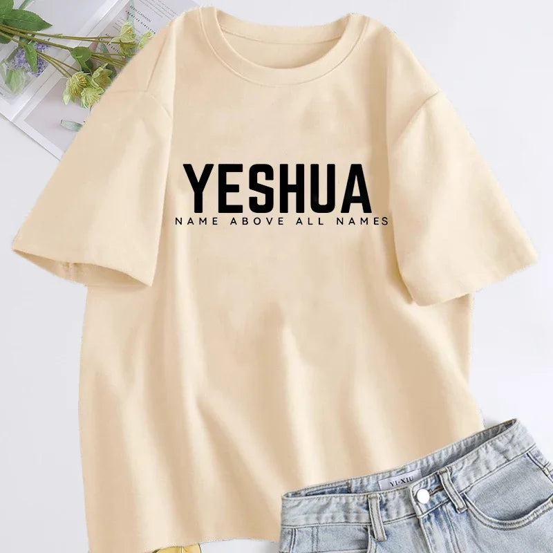 Yeshua Hebrew Name of Jesus Christian t-shirt