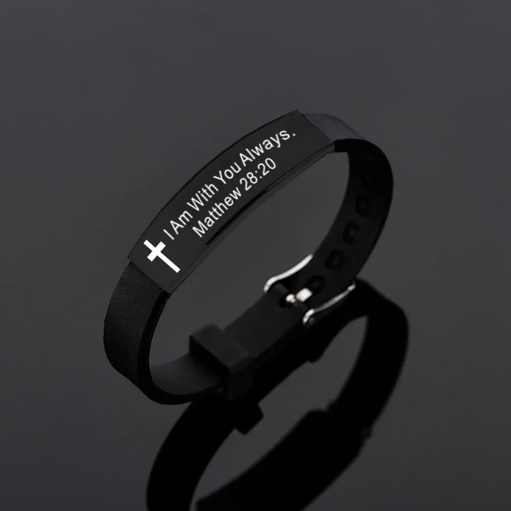 Bible Silicone Bracelet