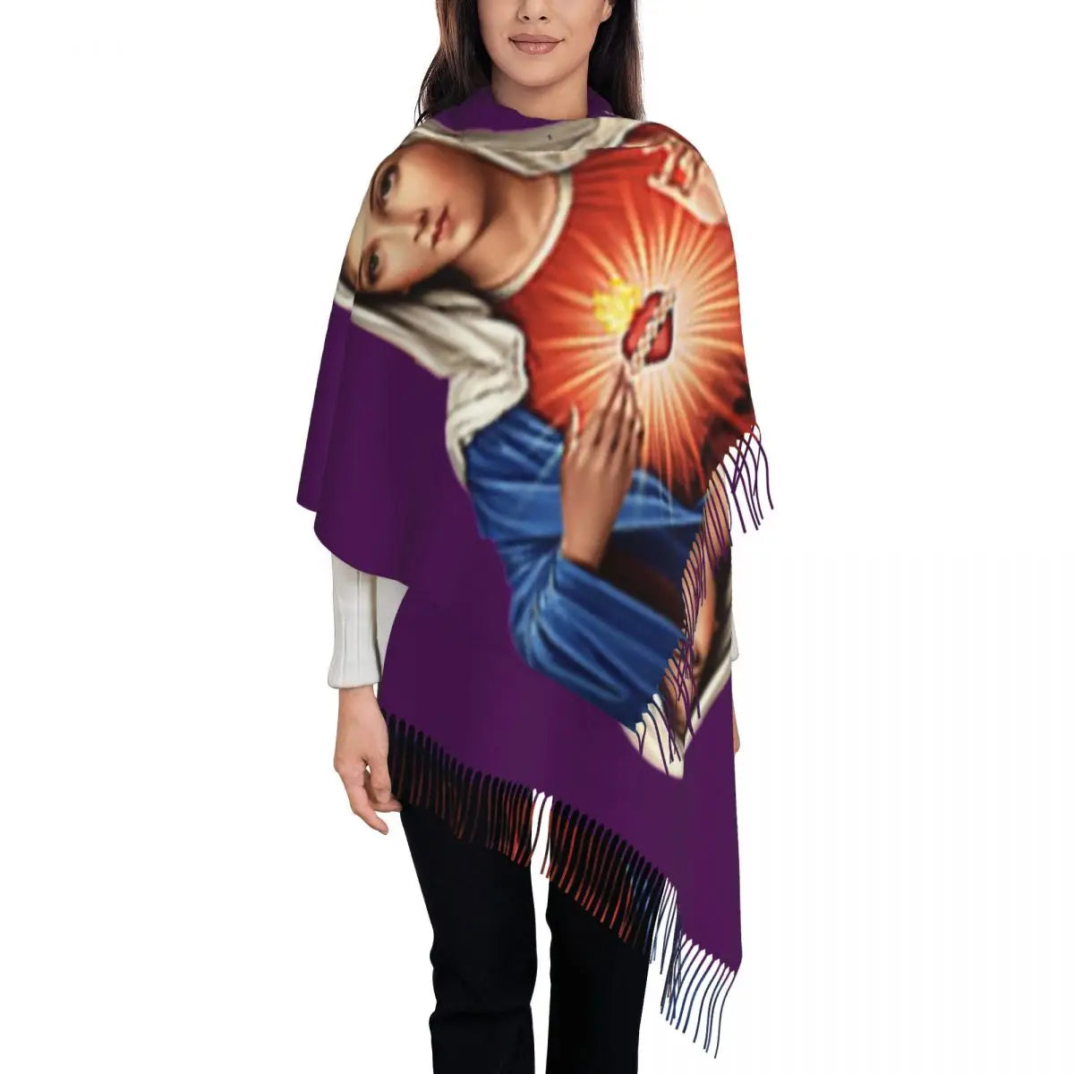 Virgin Mary Of Guadalupe Scarf