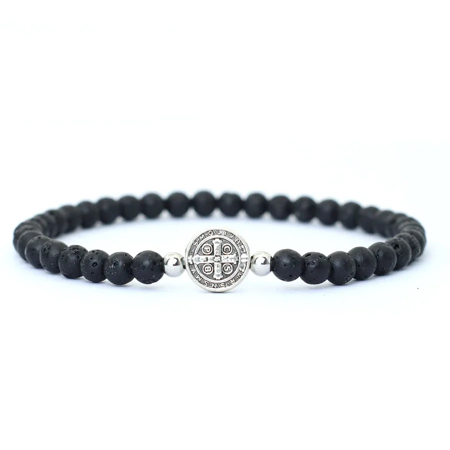 Men Minimalist Cross Bracelet