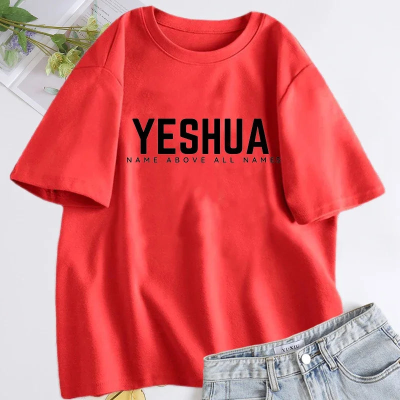 Yeshua Hebrew Name of Jesus Christian t-shirt