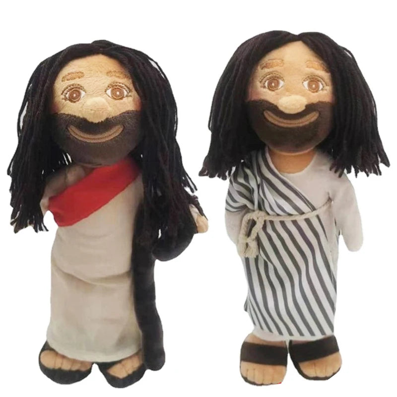 Cartoon Jesus Virgin Mary Plush Doll Toy