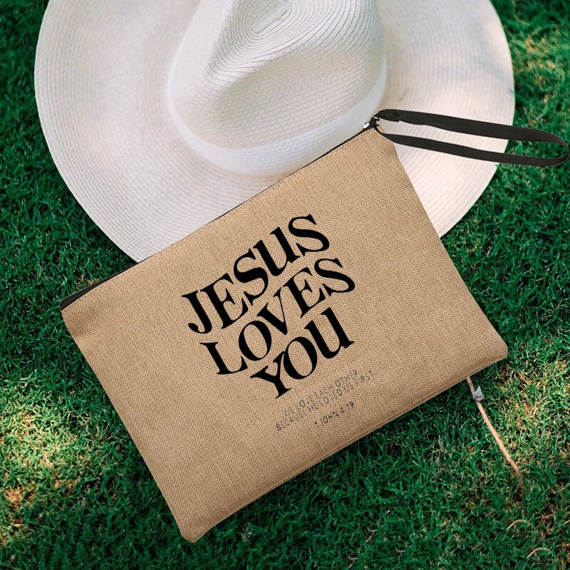 Jesus Loves You Cosmetic Bag