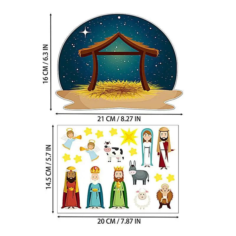 Christmas Nativity Stickers