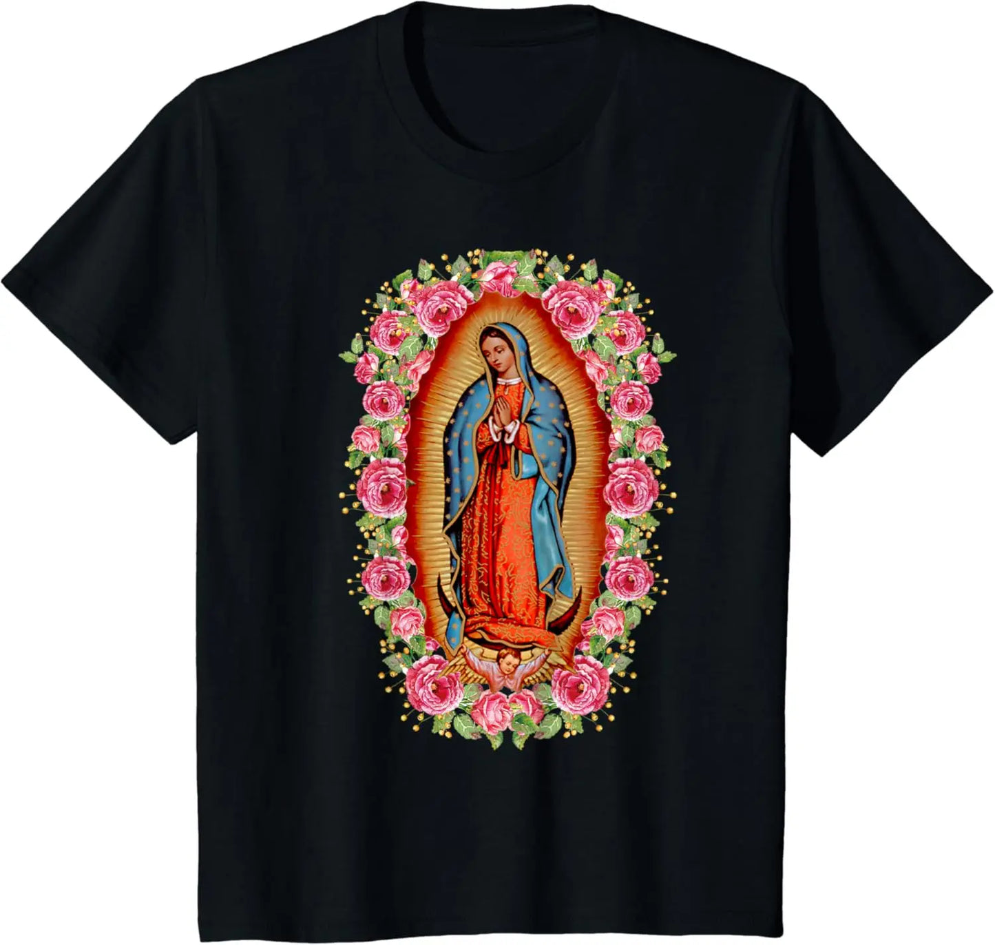 Our Lady Virgen De Guadalupe Mary Maria T-Shirt