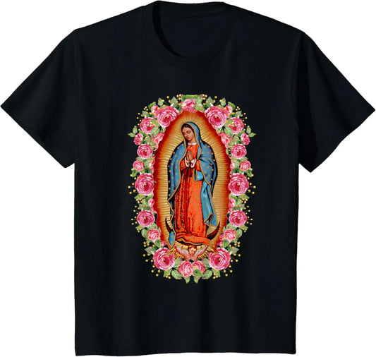 Our Lady Virgen De Guadalupe Mary Maria T-Shirt