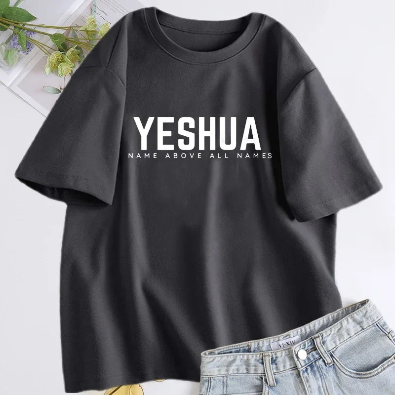 Yeshua Hebrew Name of Jesus Christian t-shirt