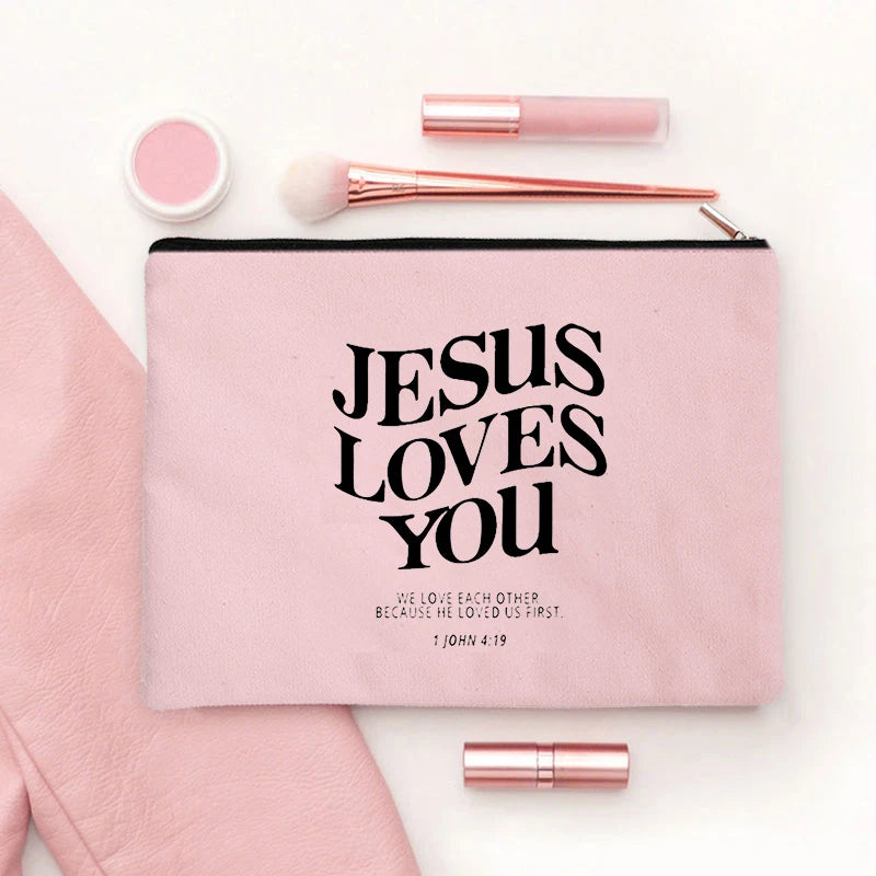 Jesus Loves You Cosmetic Bag