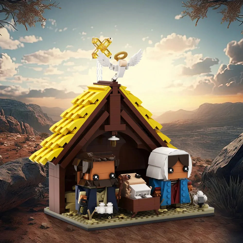 Gobricks MOC Birth of Jesus Building Block