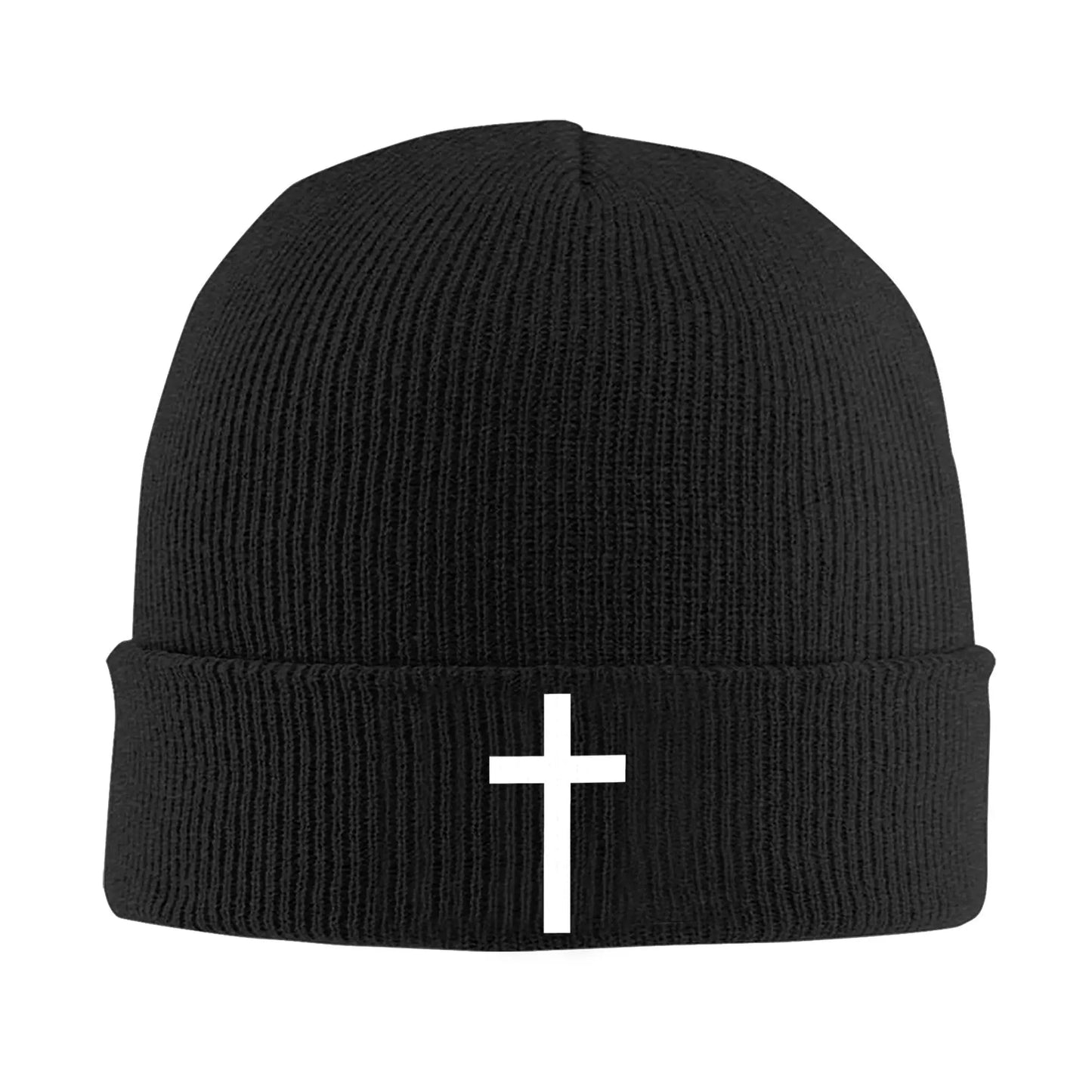 Custom Catholic Jesus Cross Beanie Cap