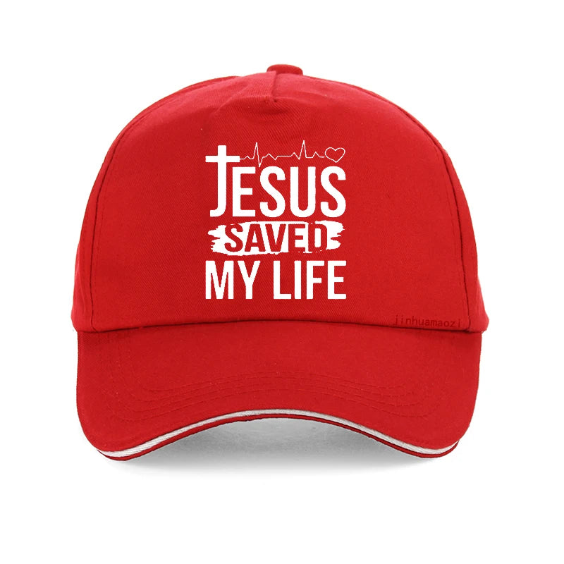 Jesus Saved My Life baseball cap