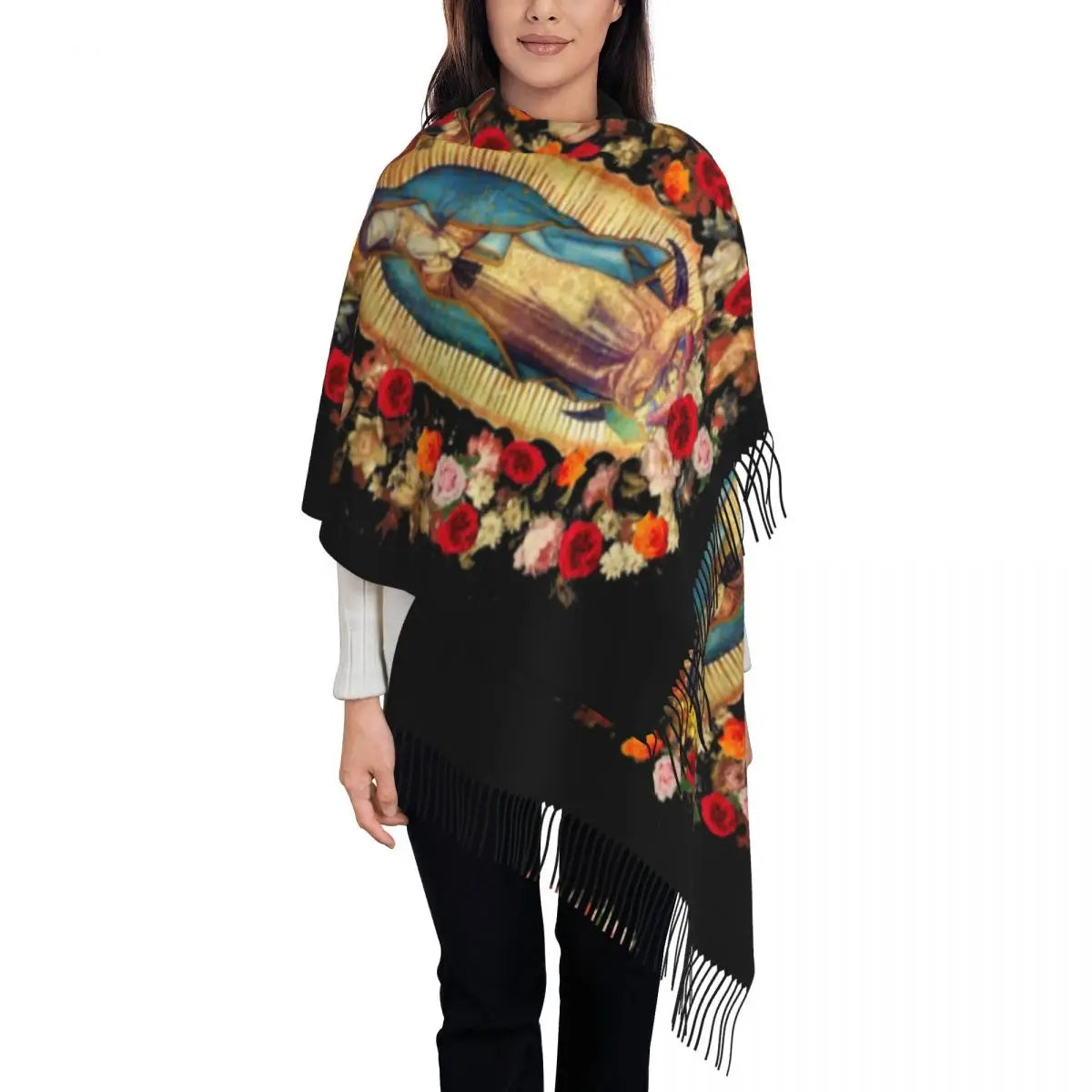 Virgin Mary Of Guadalupe Scarf