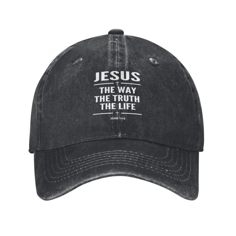 Jesus The Way The Truth The Life Baseball Cap