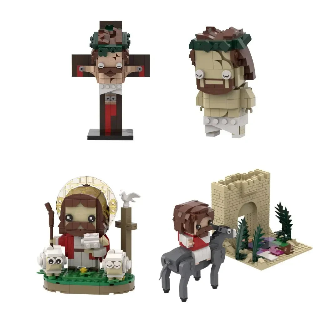 Gobricks MOC Birth of Jesus Building Block