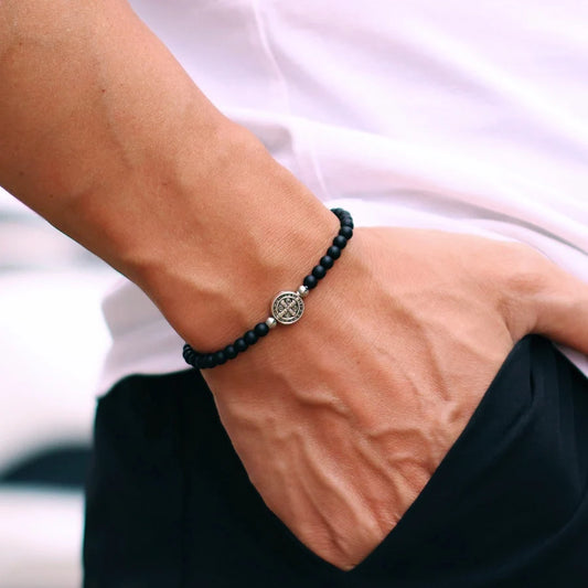 Men Minimalist Cross Bracelet