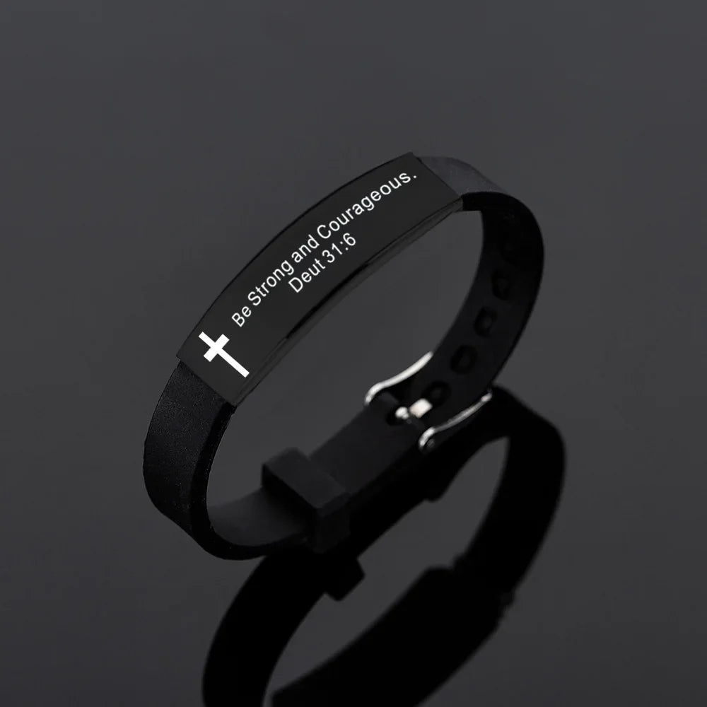 Bible Silicone Bracelet