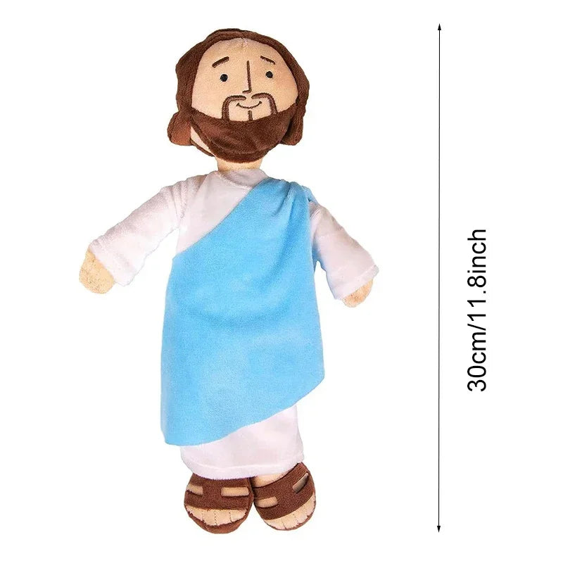 Cartoon Jesus Virgin Mary Plush Doll Toy