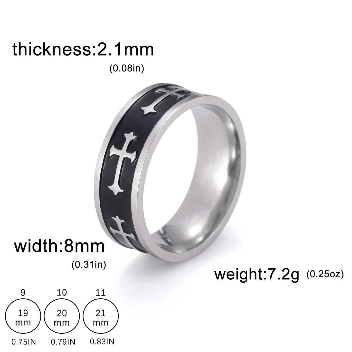 Jesus Cross Ring