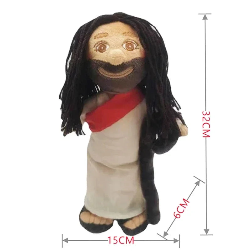 Cartoon Jesus Virgin Mary Plush Doll Toy