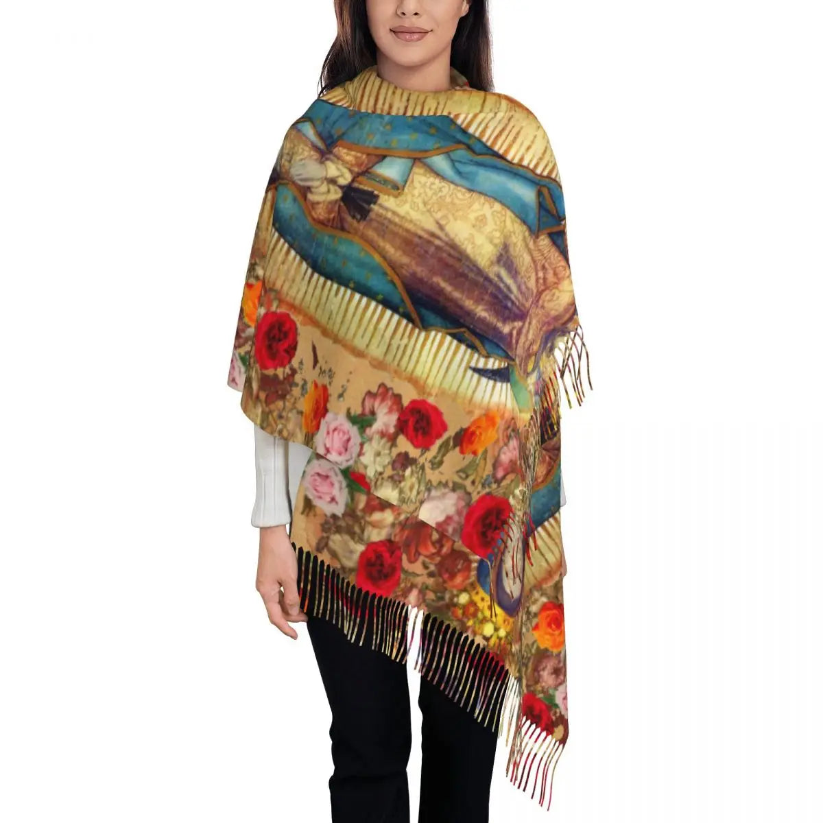 Virgin Mary Of Guadalupe Scarf