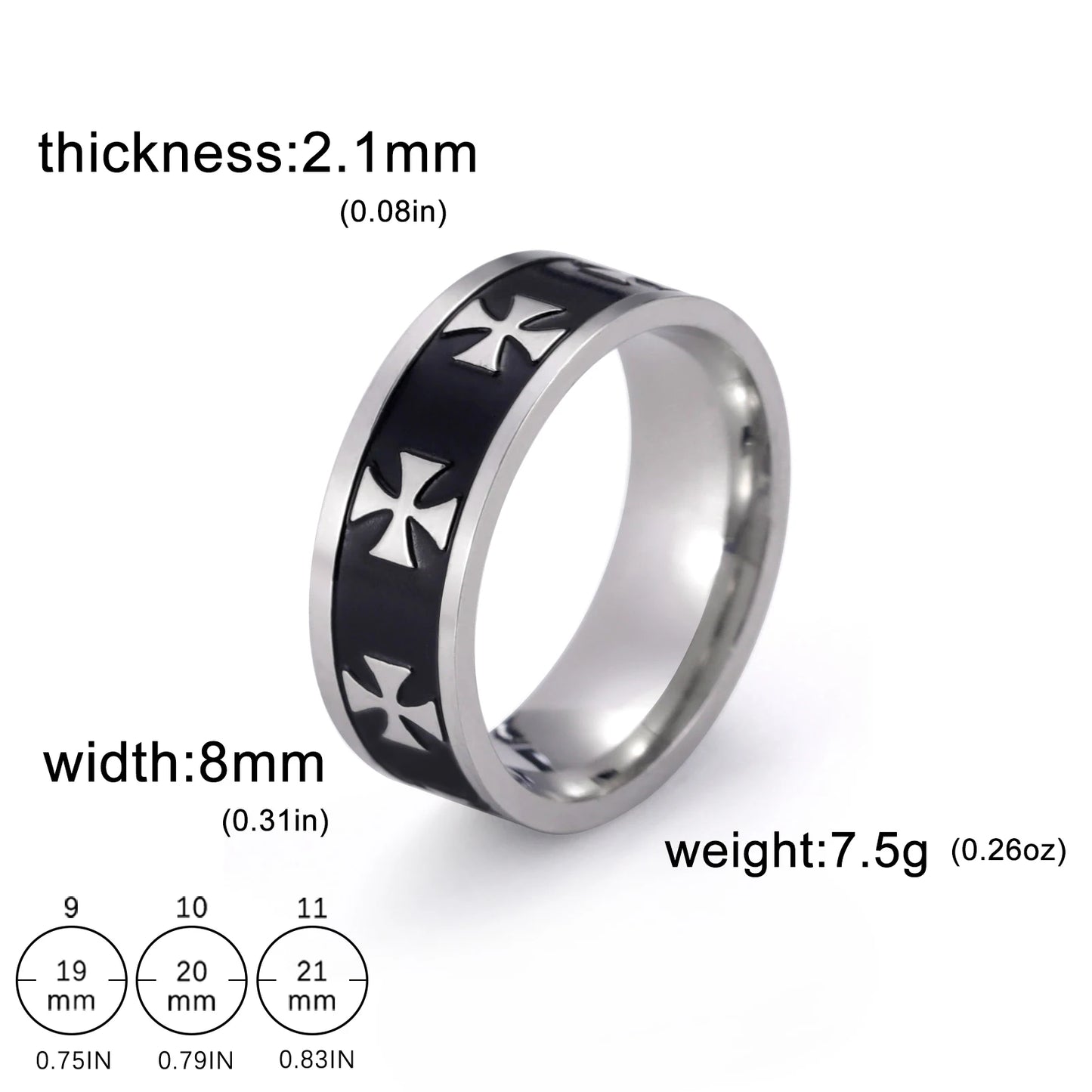 Jesus Cross Ring