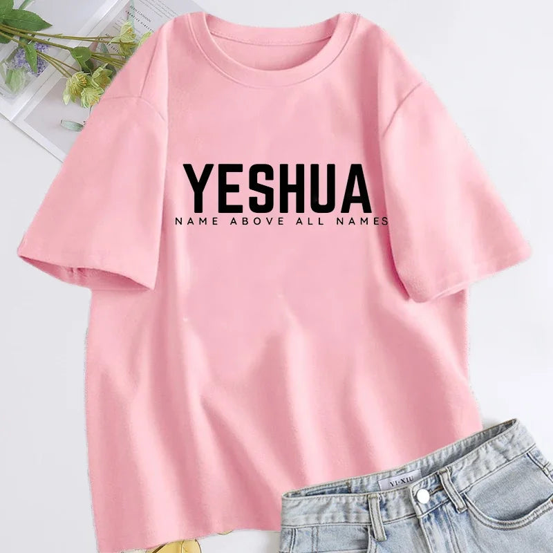 Yeshua Hebrew Name of Jesus Christian t-shirt