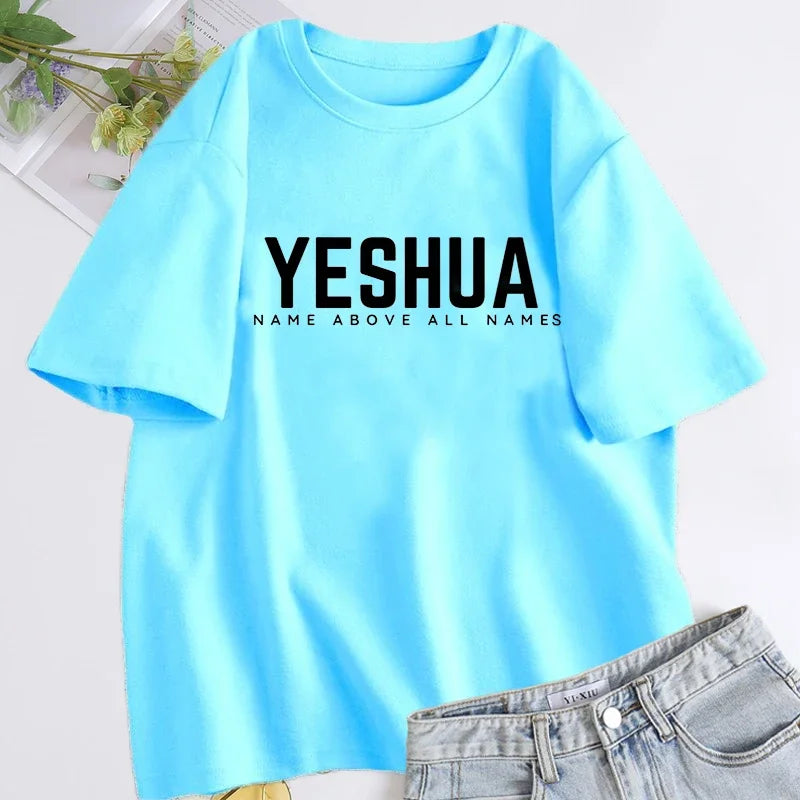 Yeshua Hebrew Name of Jesus Christian t-shirt