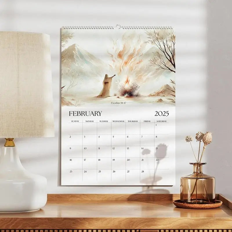 2025 Christian Bible Stories Wall Calendar